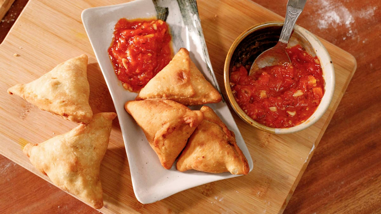 Samosas & Chutney | Asma Khan