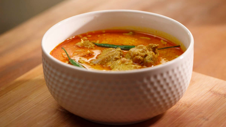 Yellow Curry Chicken & Kachumber Salad | Asma Khan