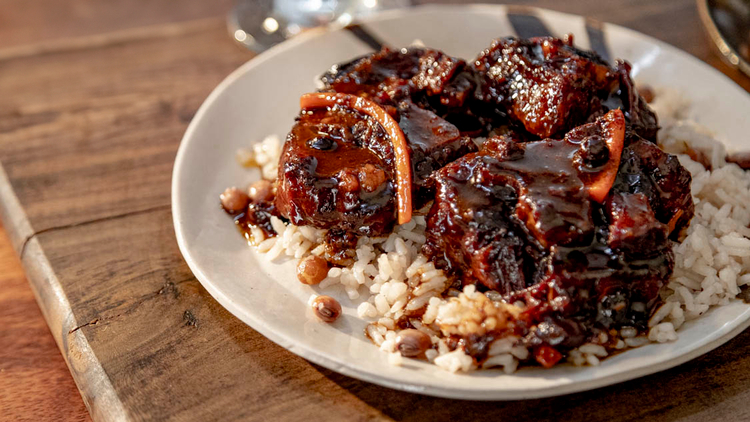 Oxtails with Rice & Peas | Kwame Onwuachi