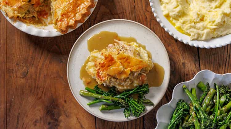 Chicken & Leek Pie with Mash | Jamie Oliver
