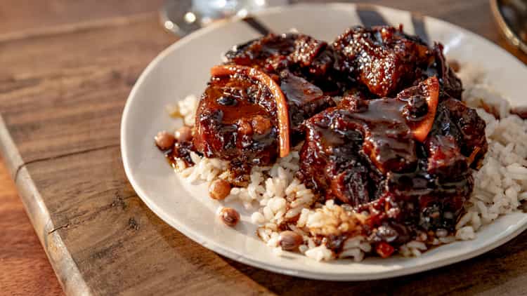 Oxtails with Rice & Peas | Kwame Onwuachi