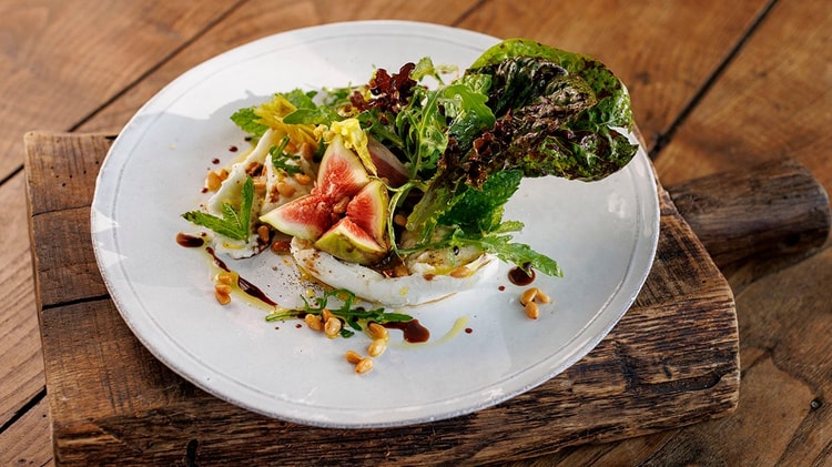 Fig, Mozzarella, and Prosciutto Salad