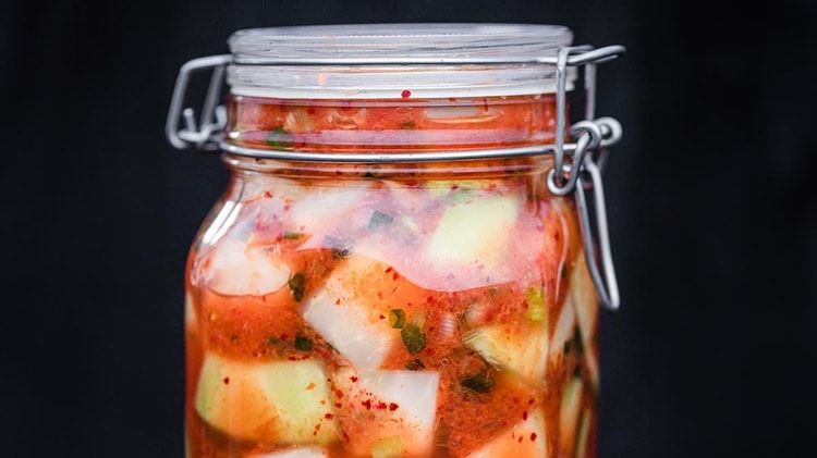 Kohlrabi Kimchi