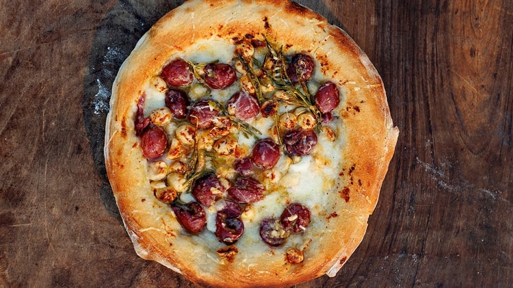 Grape & Hazelnut Pizza