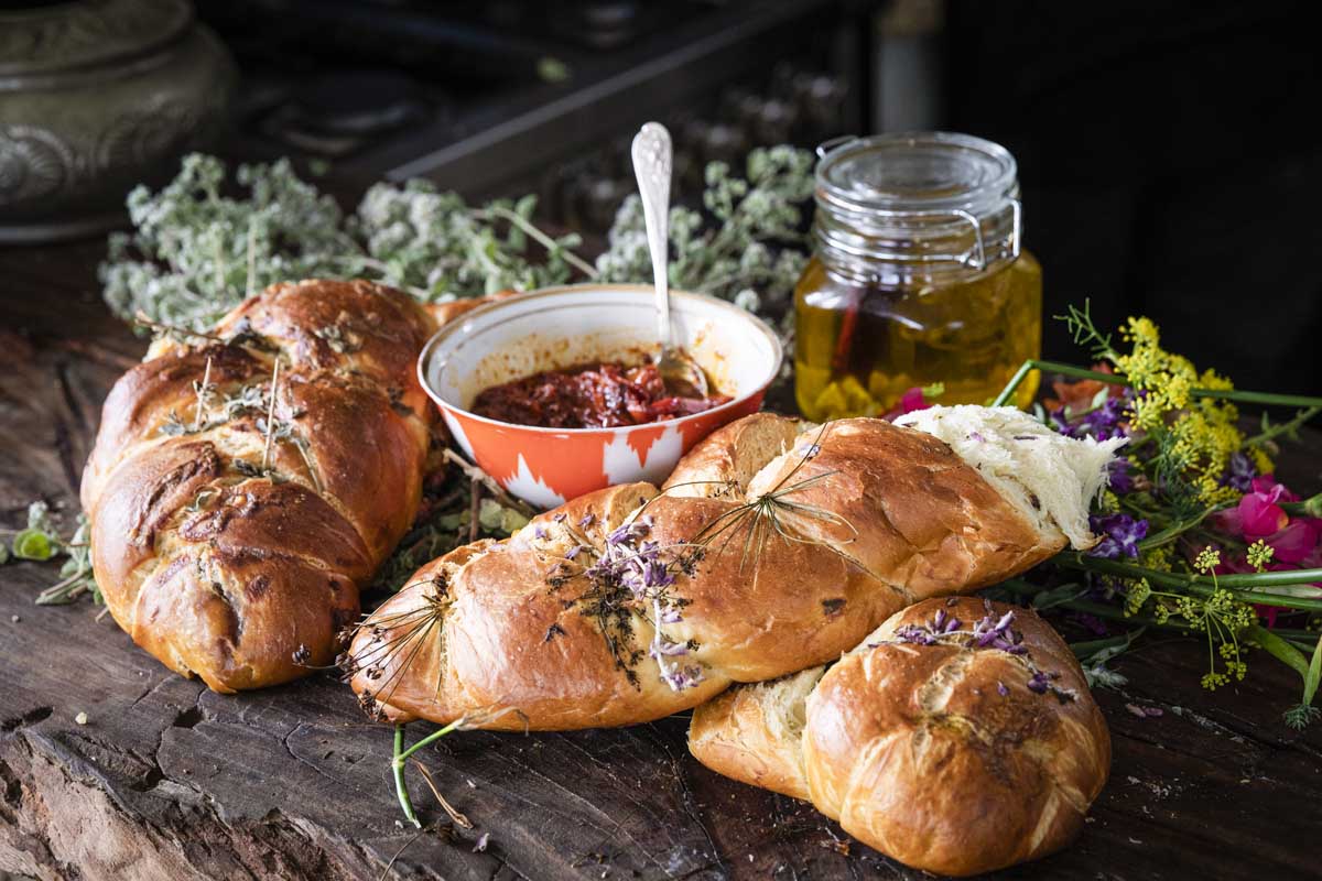 YesChef Online Cooking Classes - Stuffed Challah with Matbucha