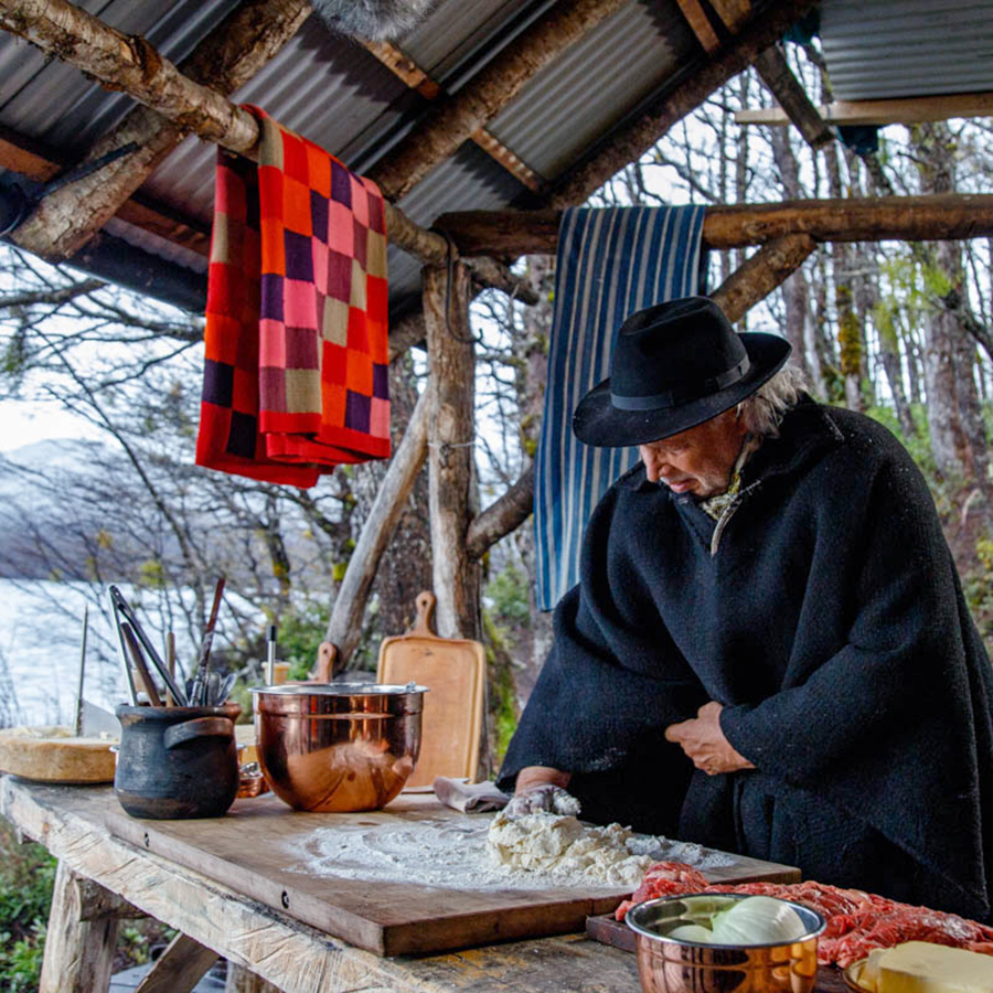 Francis Mallmann, world-renowned Argentine chef, and expert in cooking over an open fire, teaching in his first-ever online class