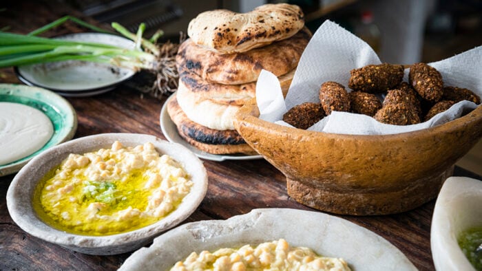 Hummus Mezze.