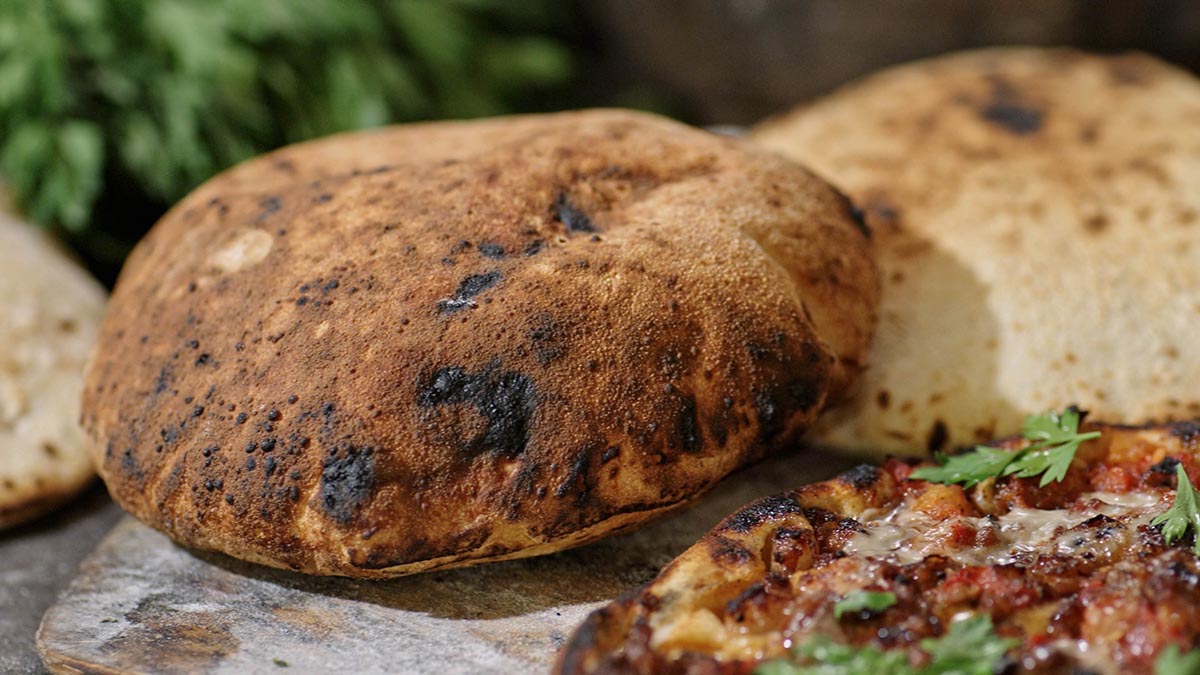 Pita. Learn from Erez in this unique lesson how to bake the Middle Eastern staple in your home oven, and how you can turn the pliable pita dough into Sficha and Manakeesh, two Middle-Eastern pizzas.