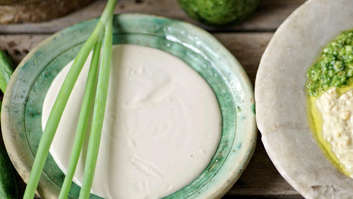 Tahini. Forget store-bought tahini, learn how to make your own at home with just a few ingredients.