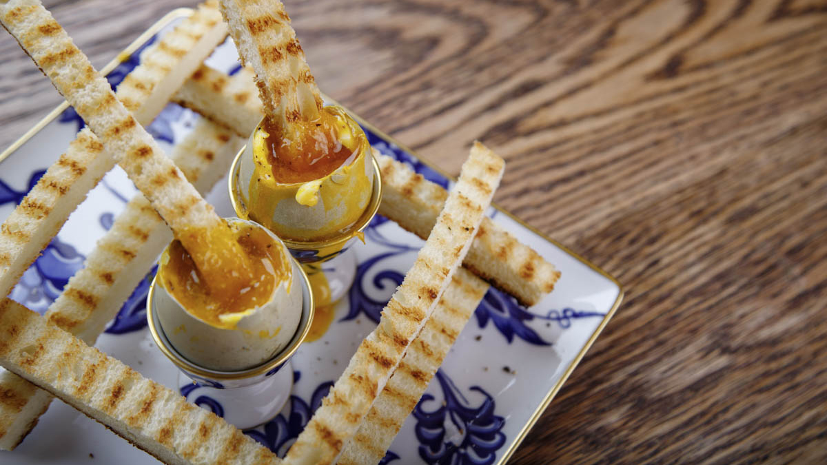 Oeuf À La Coque - Soft-Boiled Eggs with Soldiers.