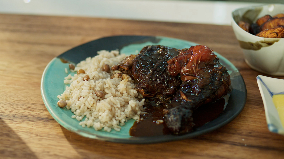 Brown Stew Chicken. A Jamaican essential, this savory braised chicken will wow taste buds with its brown gravy and spice.